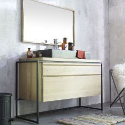 Meuble de salle de bain en chêne, Belt